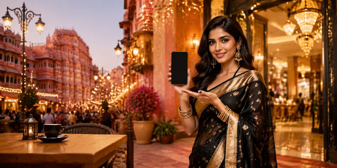 Indian player using casino app on mobile